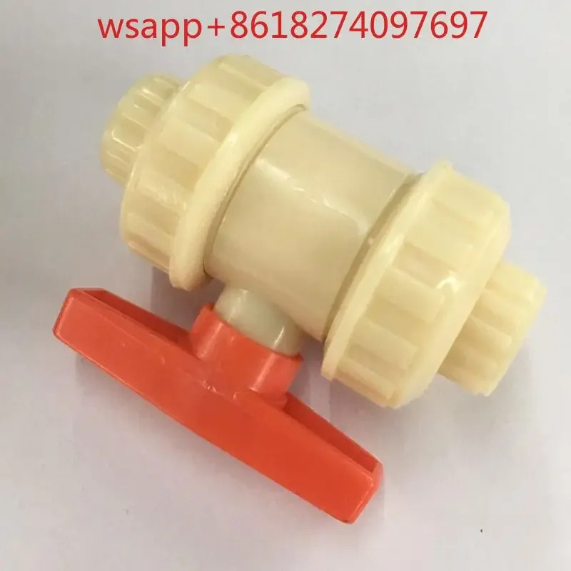 ABS 플라스틱 볼 밸브 스위치 DN15-DN100 PVC 엔지니어링 유니온 4 인치 더블 프리