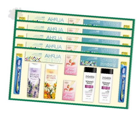 세정용품 선물 세트 샴푸 바디 클렌저 구강 청결 고체 비누 포함 대용량 묶음