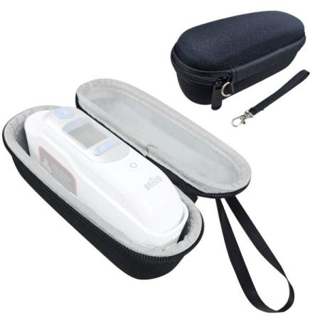 IRT6510케이스 브라운 체온계 가방 케이스 파우치 6510 IRT-6030