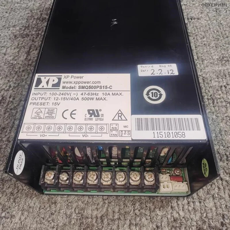 XP POWER 15V40A 500W SMQ500PS15-C거새 전원공급장치