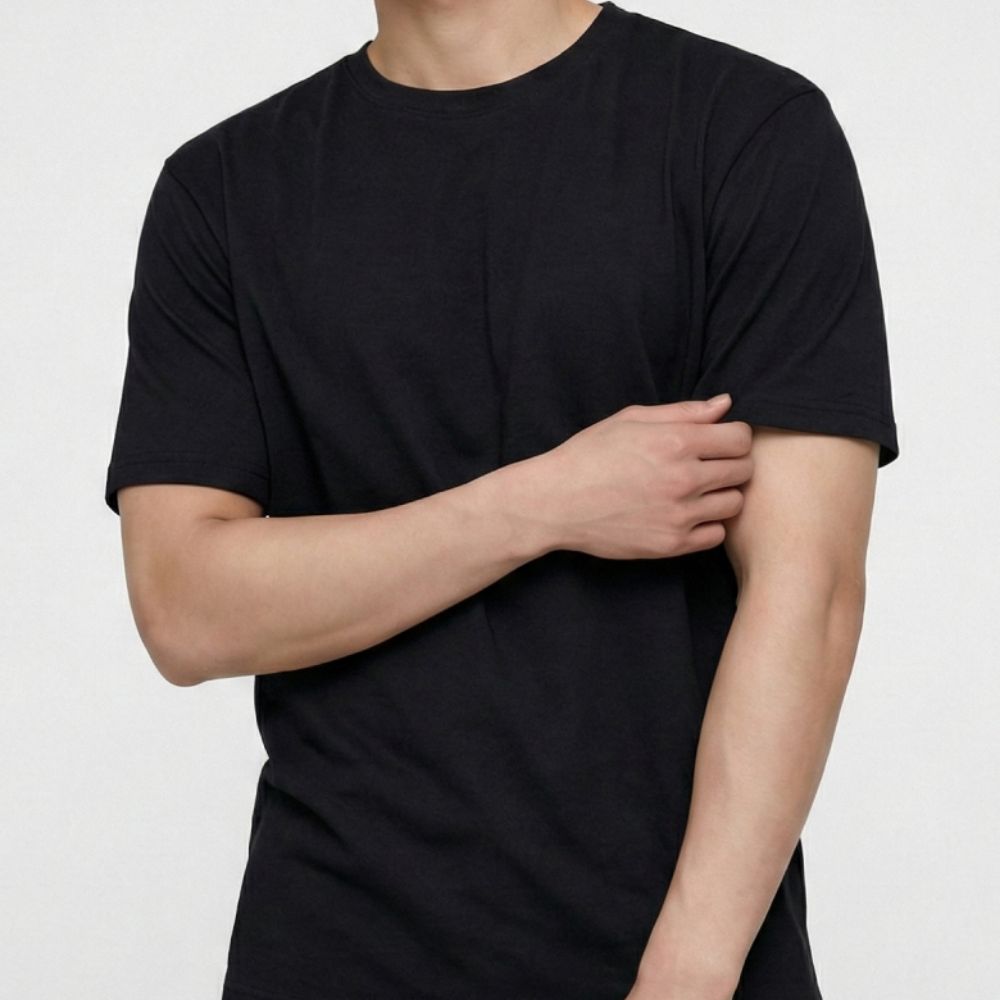 무지반팔티 남자 기능성 드라이 오버핏 면티 러닝 반팔 쿨링 티셔츠 이미지 8