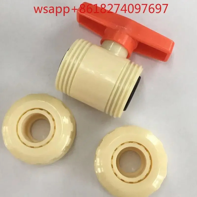 ABS 플라스틱 볼 밸브 스위치 DN15-DN100 PVC 엔지니어링 유니온 4 인치 더블 프리