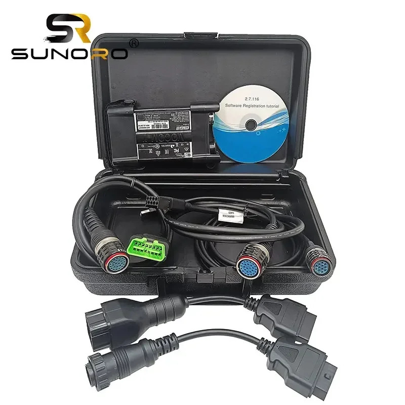 굴삭기 트럭 진단 스캐너 VOCOM2 Vocom II 888940000 APCI PTT 2.7.115 기술 도구 노트북 CF52 포함