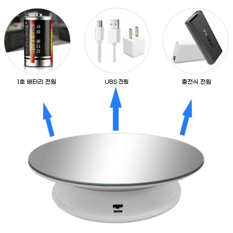 피규어 전시 20cm 디스플레이 턴테이블 테이블 회전판 - 상세 이미지 4