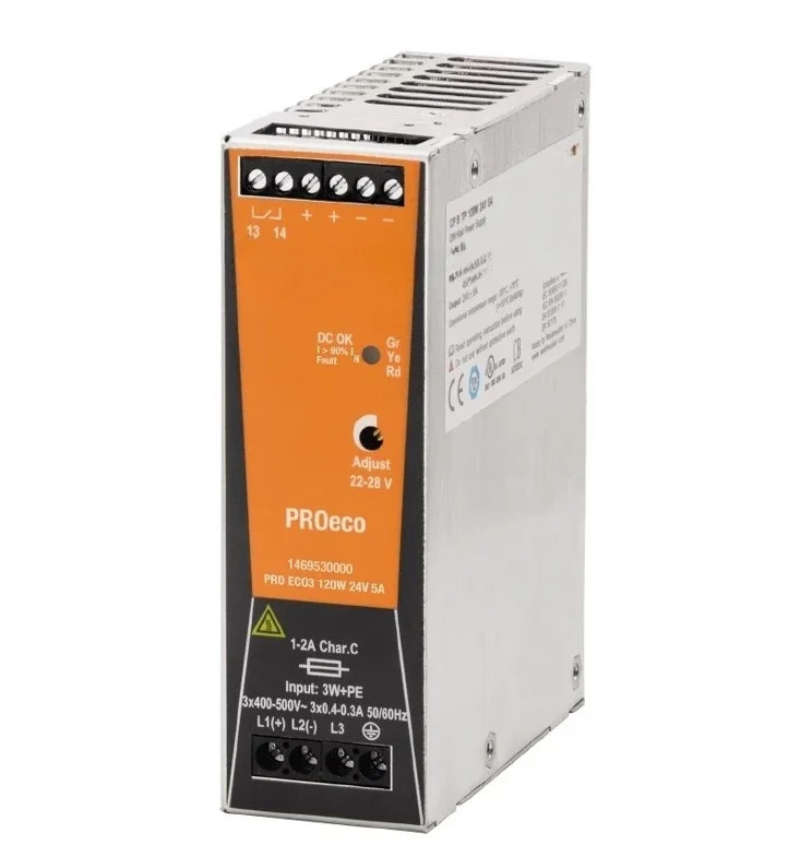 스위칭 전원공급장치 PRO ECO MAX 72/120/240/480/960W 24V 카드 레일