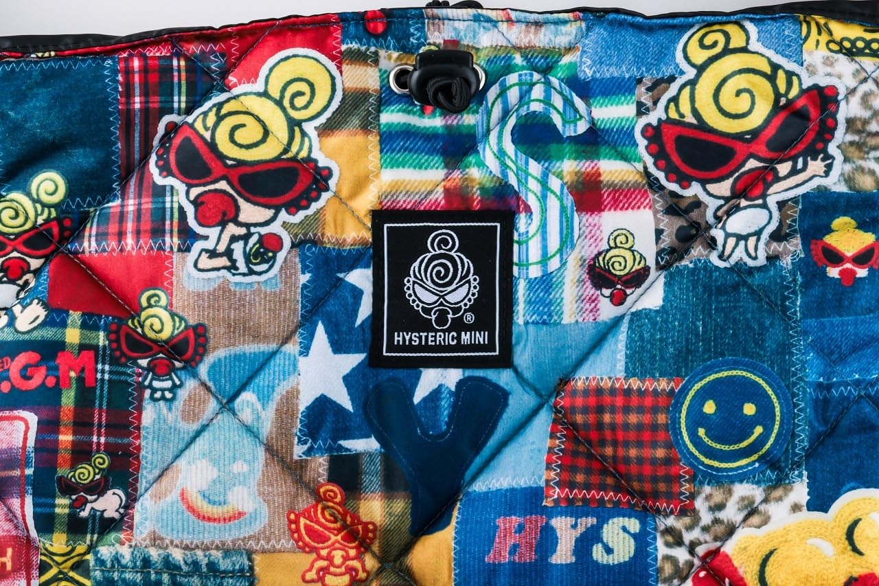 HYSTERIC MINI BIG PUFF SHOULDER BAG BOOK - 히스테릭글래머 잡지부록 퍼프 숄더백 메시 패치워크 퀼팅 상품 이미지