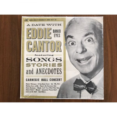 UnKnown [해외](수입 LP) Eddie Cantor Carnegie Hall Concert Vinyl LP 1962 AFLP 702 NEW