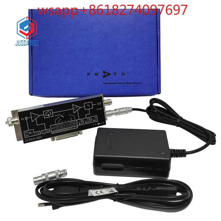 포장 독일 FEMTO 포토멀티플라이어 튜브 전류 증폭기 DLPCA-200 전원공급장치 PS-15-25-L
