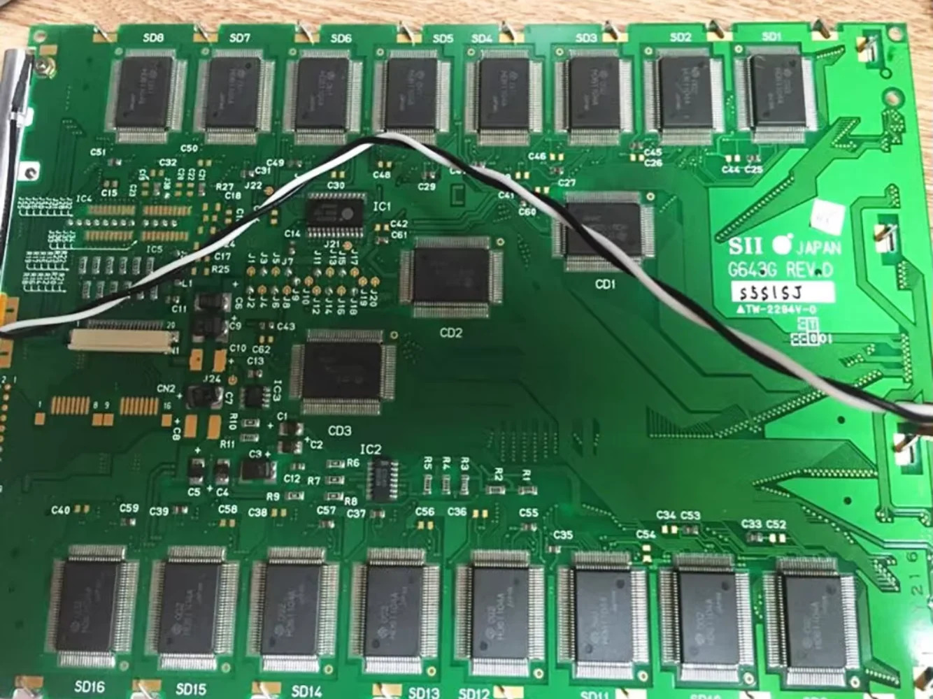 G643G REV LCD 화면 디스플레이
