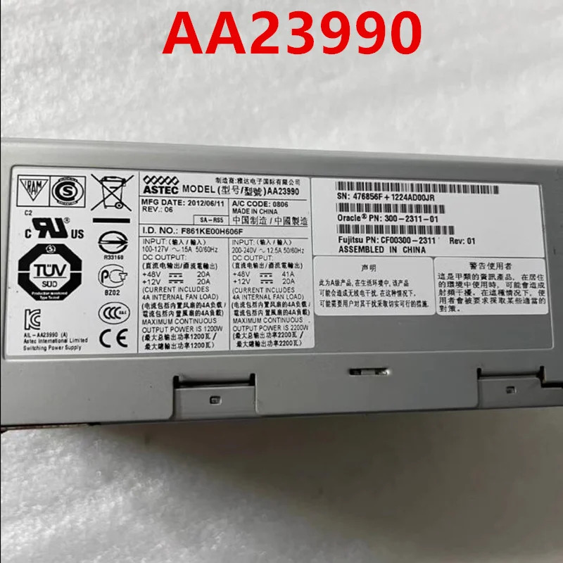 SUN M4000 M5000 2200W AA23990 300-2011-02거새 전원공급장치