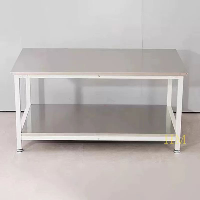 스테인리스 작업대 선반 스틸 포장대 서랍장 캔틴 운영대 100 x 60x75 단층 - 상세 이미지 5