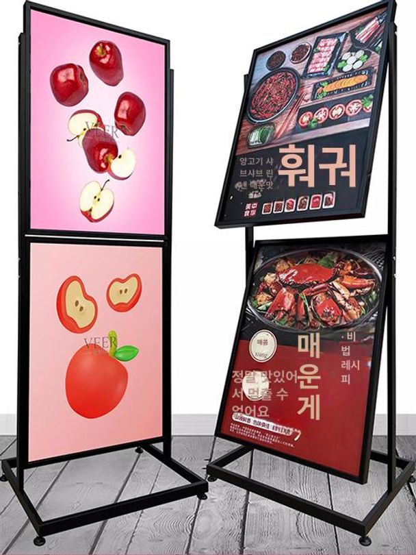 전단지 거치대 팜플렛 매거진랙 카탈로그 도서 가판대 잡지꽂이 카다로그 - 상세 이미지 4