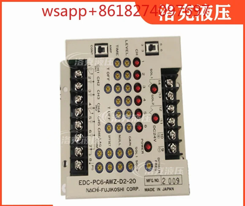 닛폰 후지츠 NACHI 비례 증폭기 EDC-PC6-AWZ-D2-20 EDA-PD1