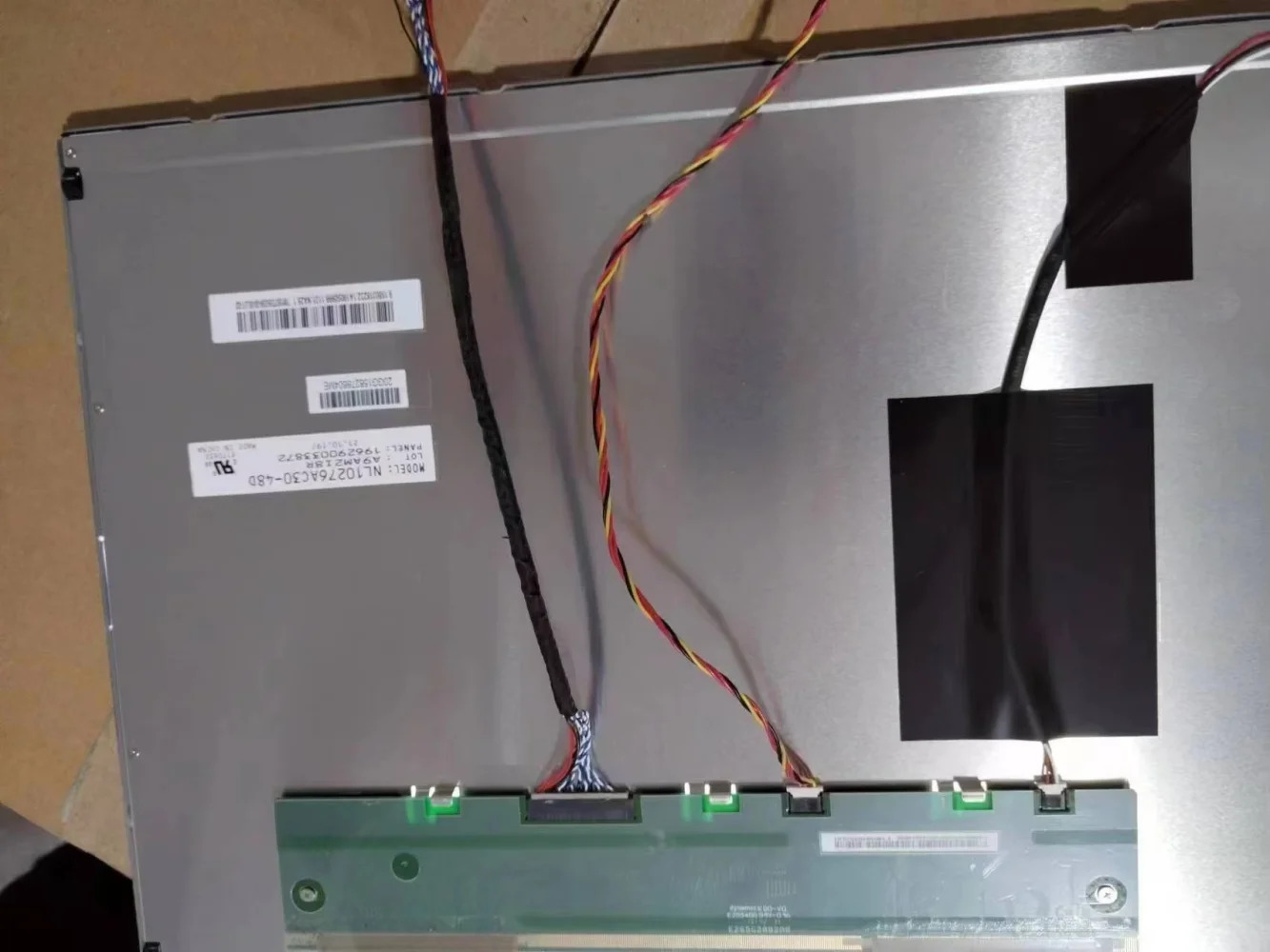 오리지널 NL10276AC30-48D LCD 디스플레이 화면