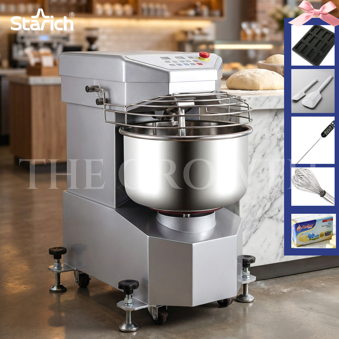 스파이럴반죽기 제빵 밀가루 반죽기계 대형 업소용 믹서 20리터 30 14인치 스타리치