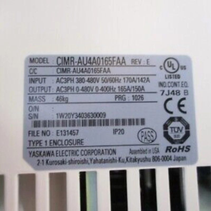 CIMR-AU4A0165FAA Yaskawa 인버터 신속