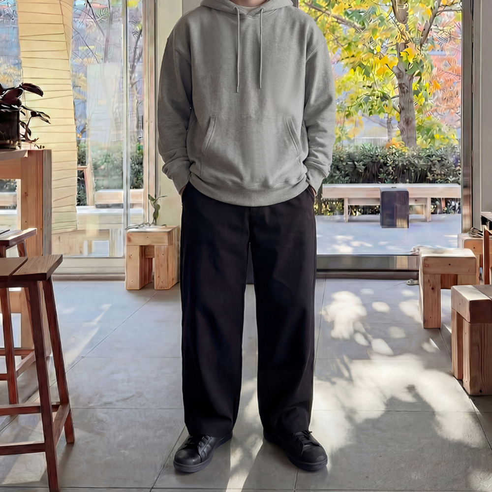 남자면바지 남자와이드팬츠 벌룬팬츠 통바지 이미지 6