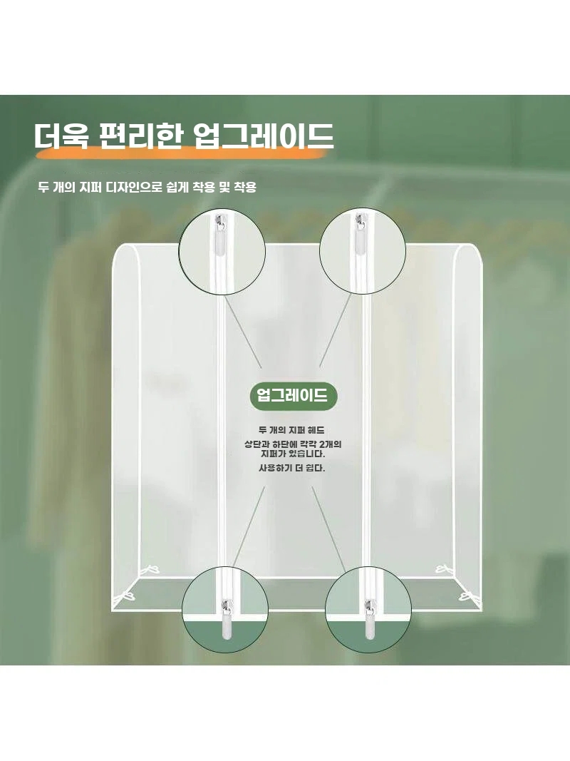 밥솥덮개 냉장고덮개 의류 커버 투명 티비커버 드럼세탁기커 A. 60x50x150 완전 투명 - 상세 이미지 2
