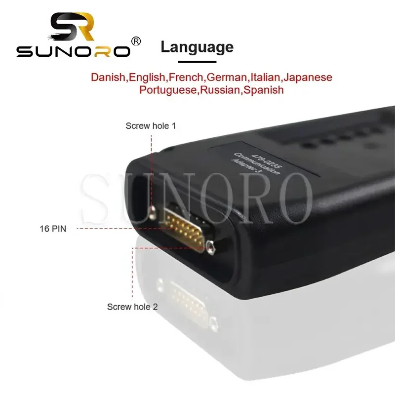 SUNORO Cat Et4 진단 스캐너 통신 어댑터 도구 478-0235 538-5051 노트북
