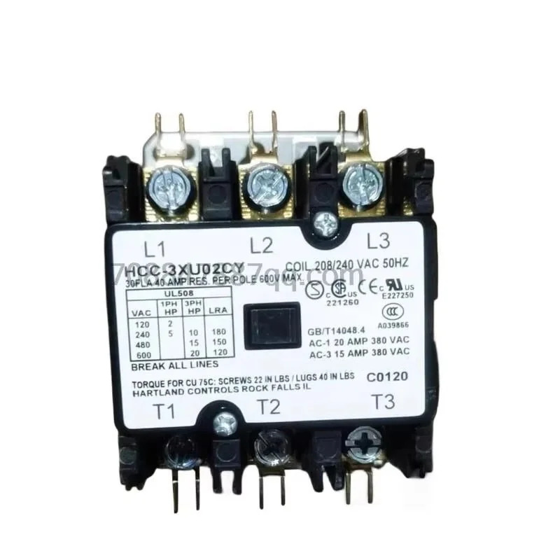 208V-240V 30A HCC-3XU02CY 50HZ 60HZ