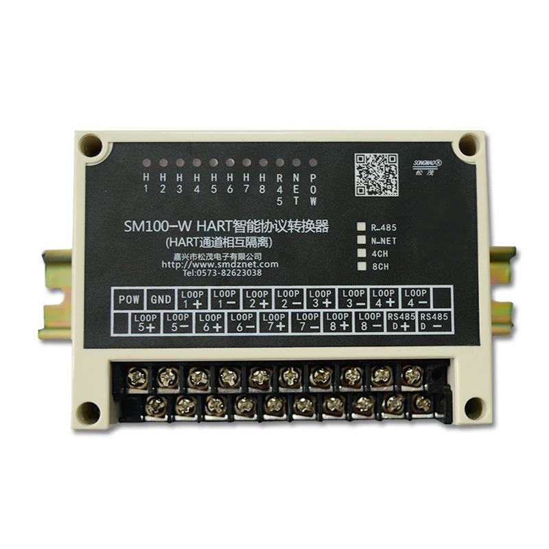 MODBUS-TCP 게이트웨이 SM100-W 8 방향 H-ART-MODBUS RS485 프로토콜 변환기 SonGM호환ao