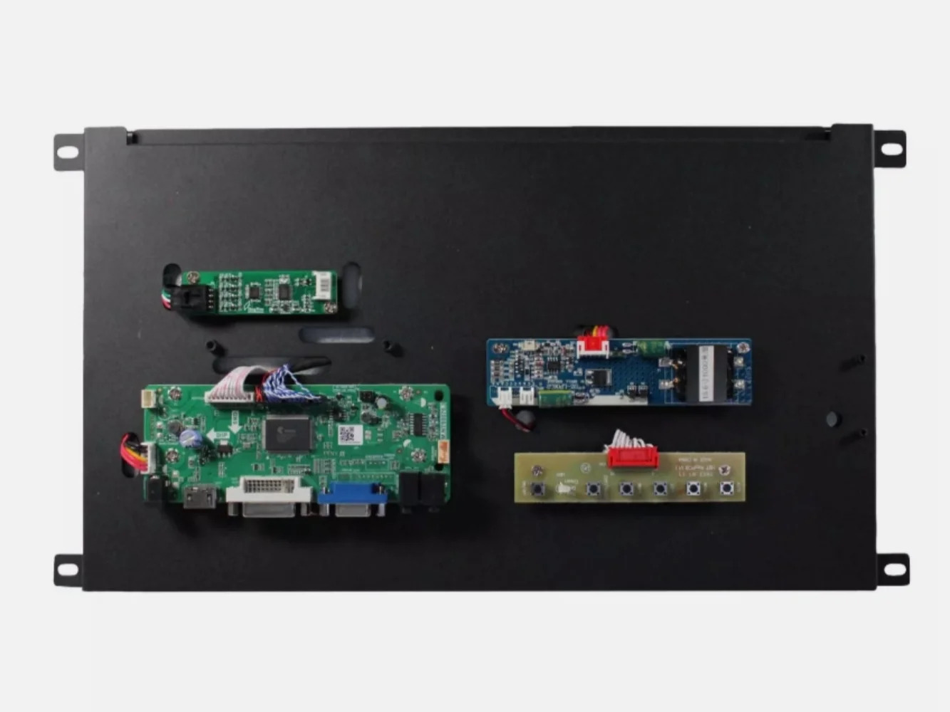 15.6인치 1920x1080 1000nit 실외 저항막 터치 LCD 화면 HDMI DVI VGA 포트