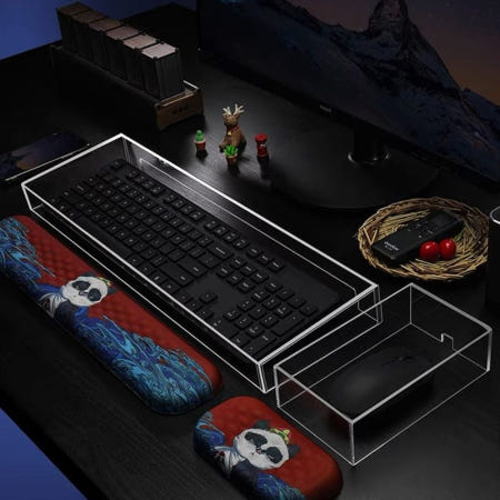 마린바니 아크릴 키보드 덮개 케이스 커버 보관함 방진 대형 염방지 키보드보호 방진케이스