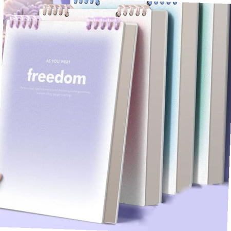 업무수첩 그라데이션 상철 노트 스프링 수첩 일기장 메모장 사무용품 3p