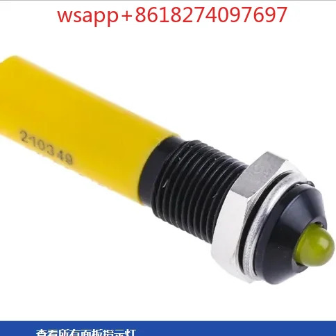 노란색 LED 패널 표시등 210-349 24V DC 20mA