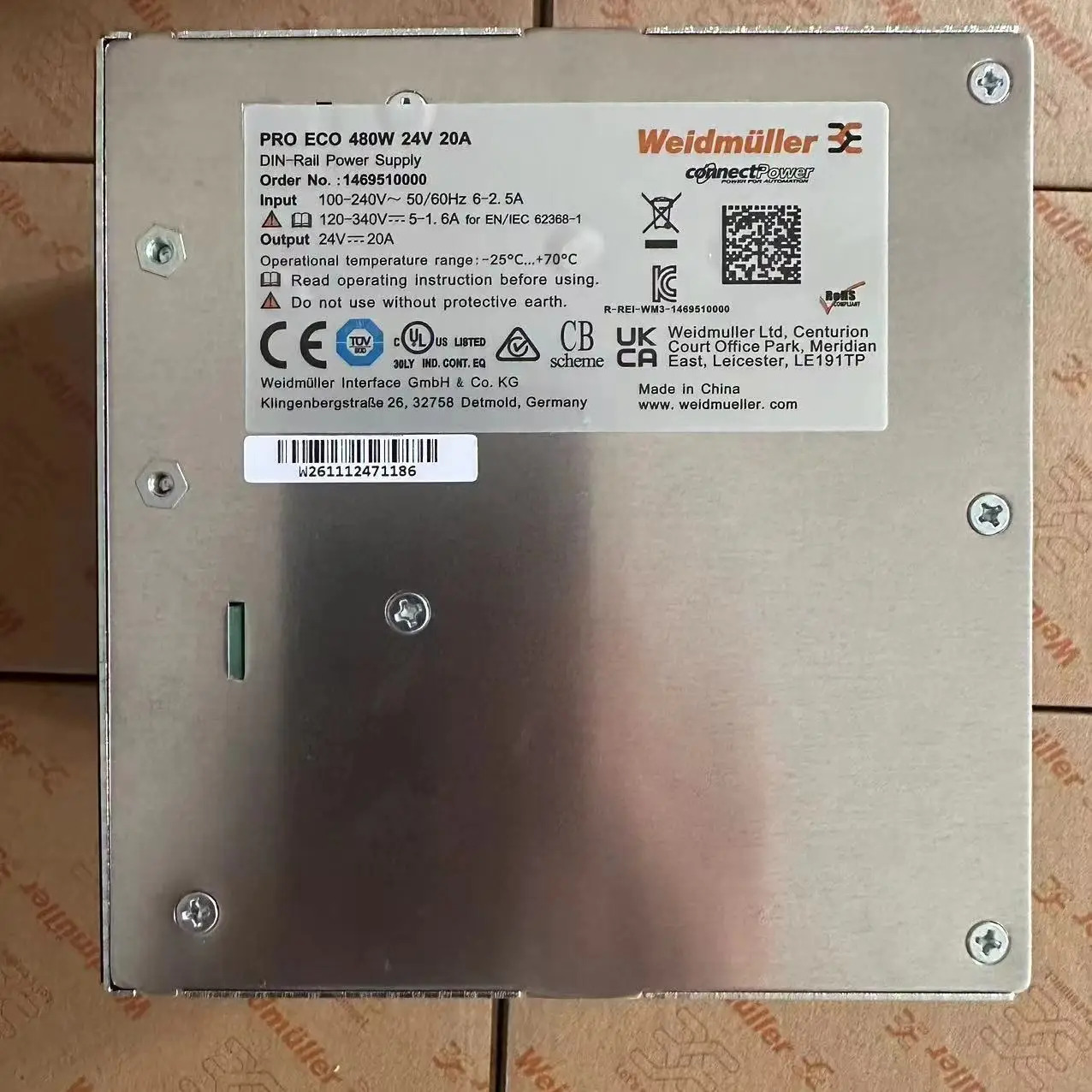 스위칭 전원공급장치 1469510000 PRO ECO 480W 24V 20A
