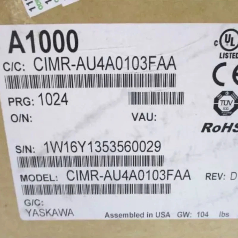 CIMR-AU4A0103FAA Yaskawa 인버터