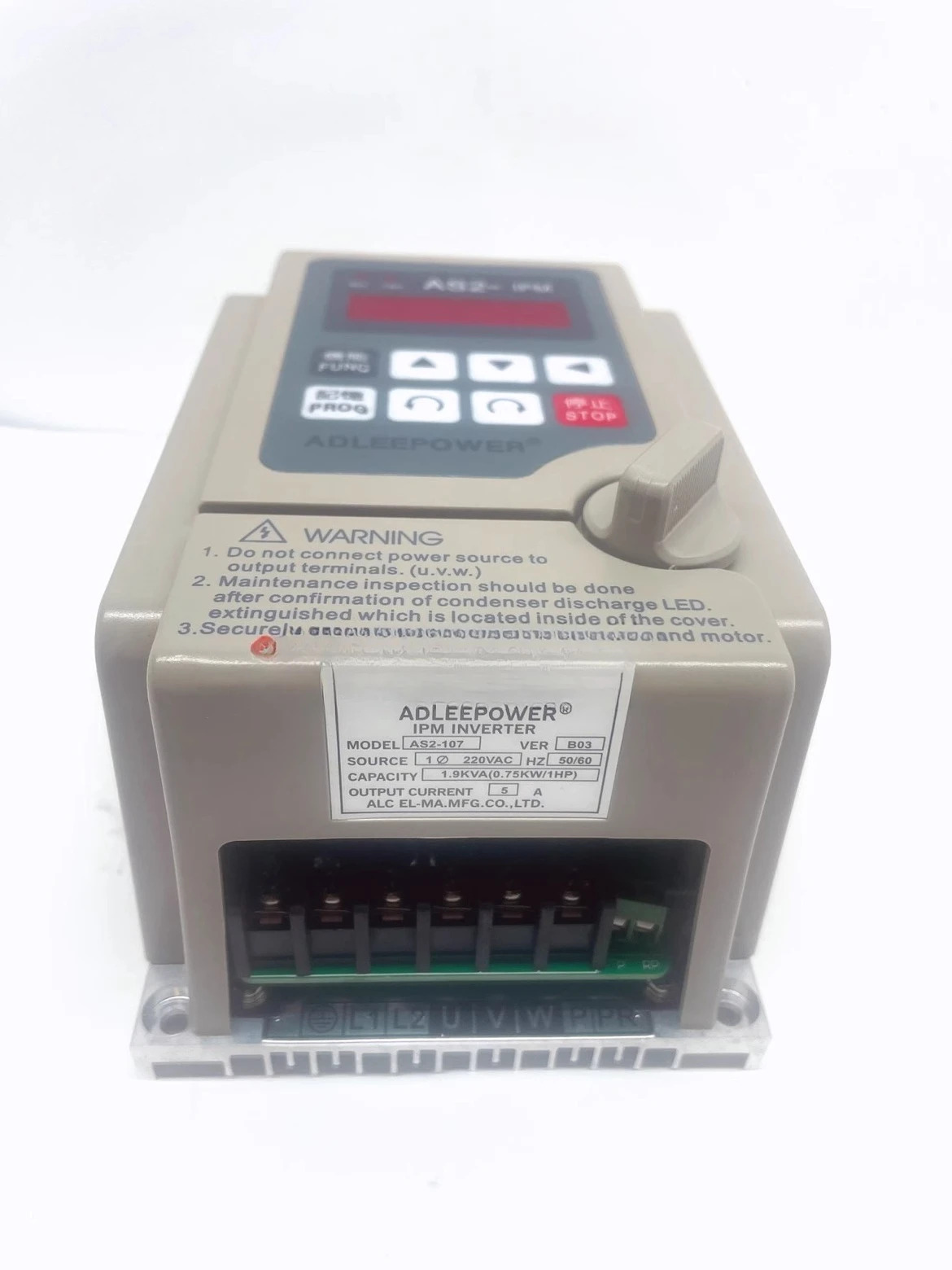 인버터 AS2-IPM AS2-107 220V 0.75KW
