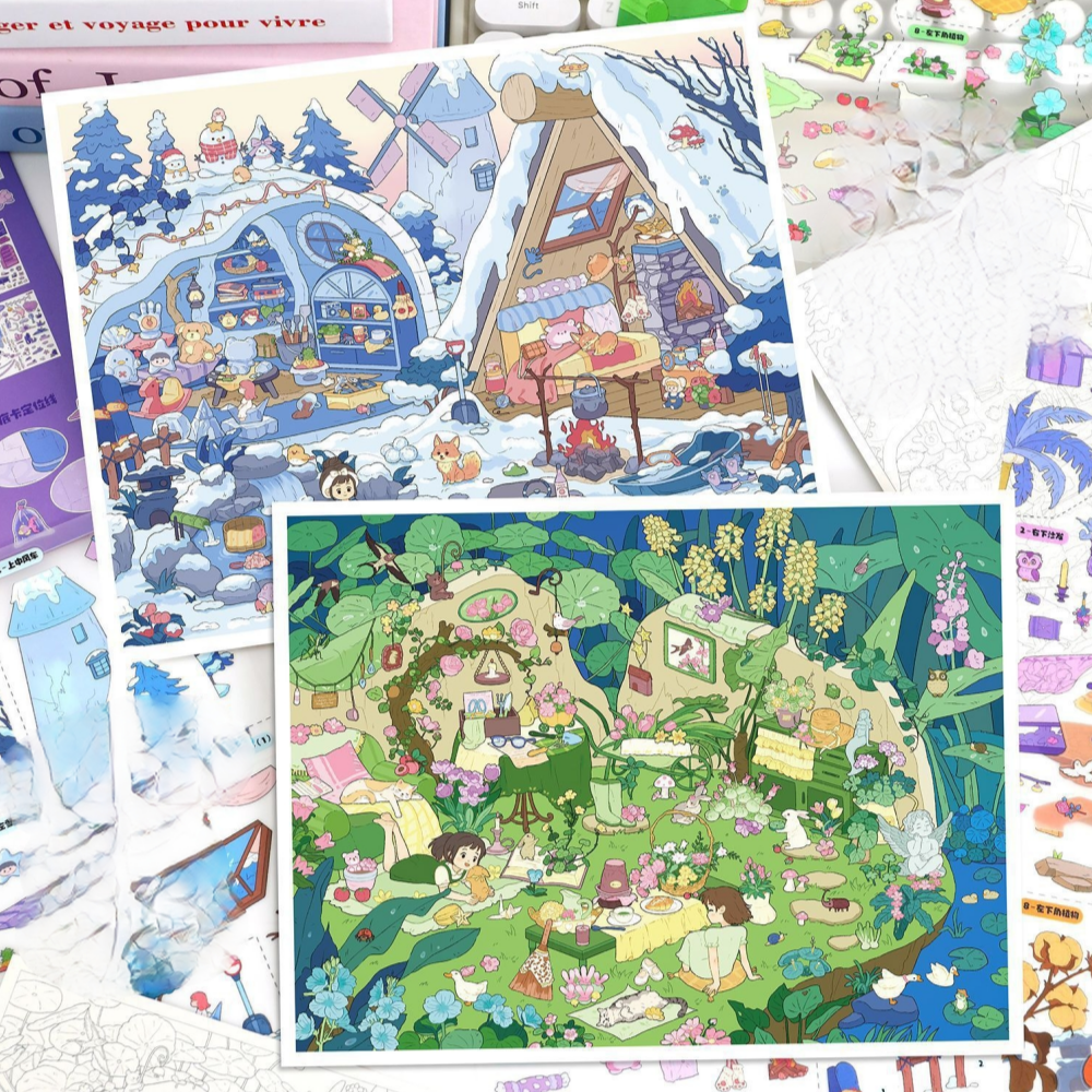 3d 방꾸미기 스티커 대형 봄날만개 이미지 3