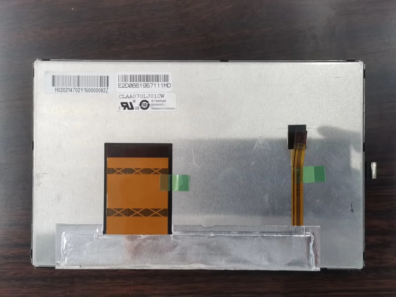 오리지널 CLAA070LJ01CW LCD 디스플레이 화면