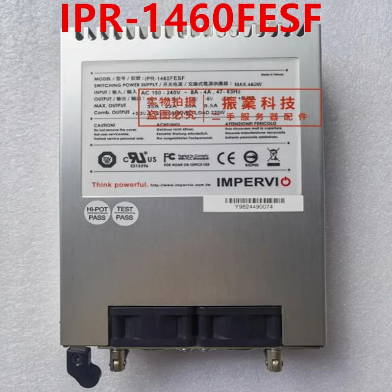 오리지널 거전원공급장치 IMPERVIO CPCI 460W 전원공급장치 IPR-1460FESF