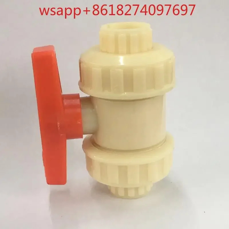 ABS 플라스틱 볼 밸브 스위치 DN15-DN100 PVC 엔지니어링 유니온 4 인치 더블 프리