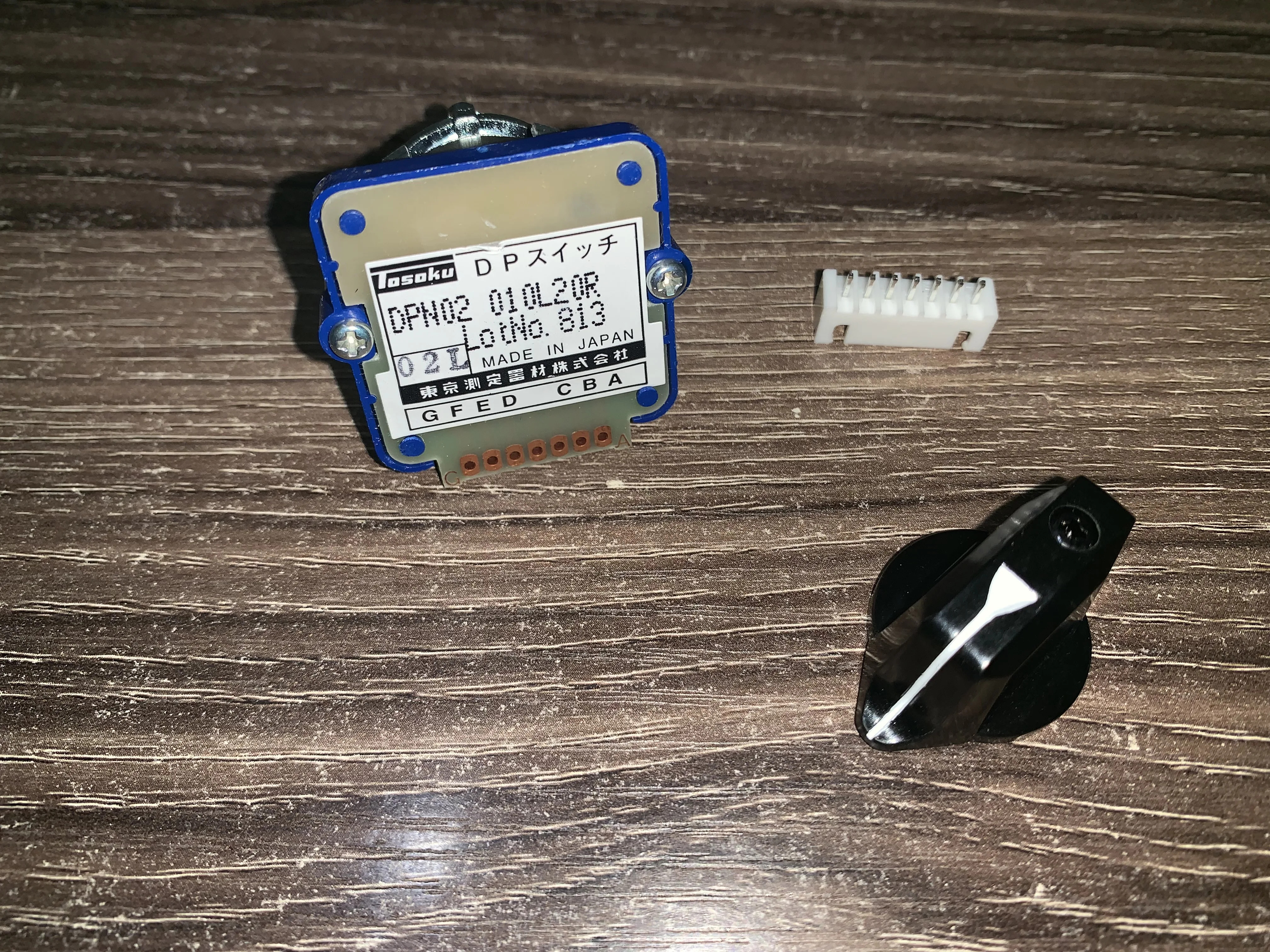 로터리 스위치 밴드 TOSOKU 확대 기계 CNC 패널 노브 DPN02 010L20R 02L