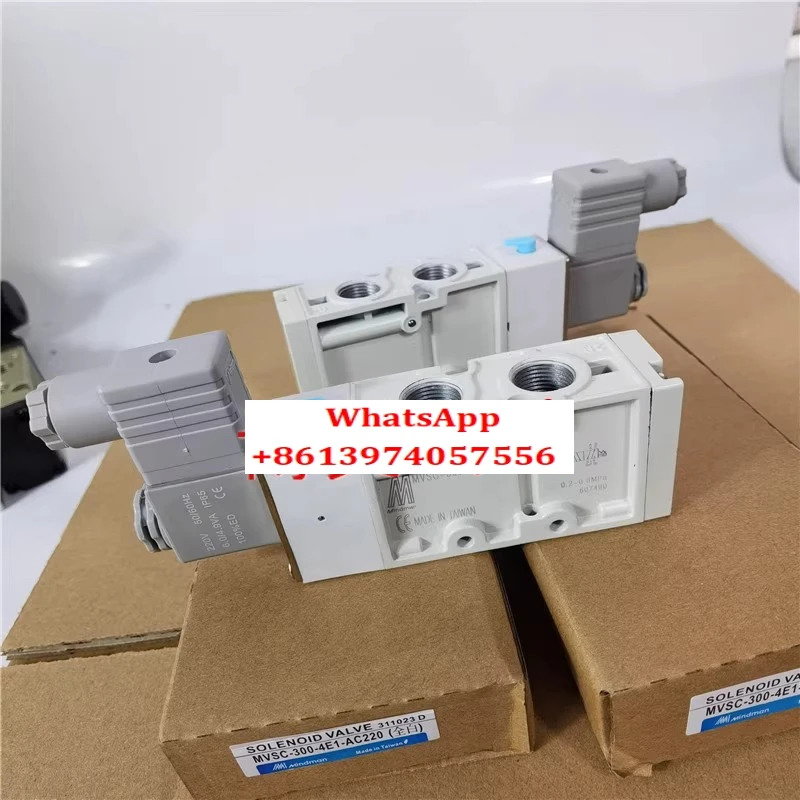 대만 골드 마인드맨 솔레노이드 밸브 MVSC-300-4E1 AC220V DC24V 방향
