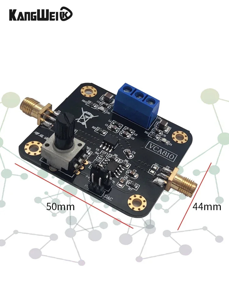 전압 제어 이득 증폭기 VCA810 가변 증폭 모듈 전경쟁
