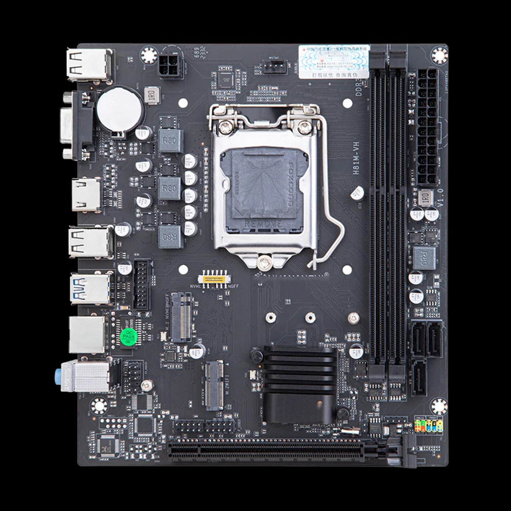 HUANANZHI H610M-K H81M-VH H61 M.2 B75 H81 B85 PLUS B85-ITX H311-VHD4 B250-D4 B760M-K 마더보드용