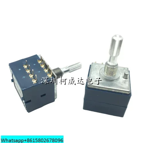 ALPS 이볼륨 전위차계 RK27 50KA 100KA 사운드 25mm 스플라인을 갖춘 8핀 테이크