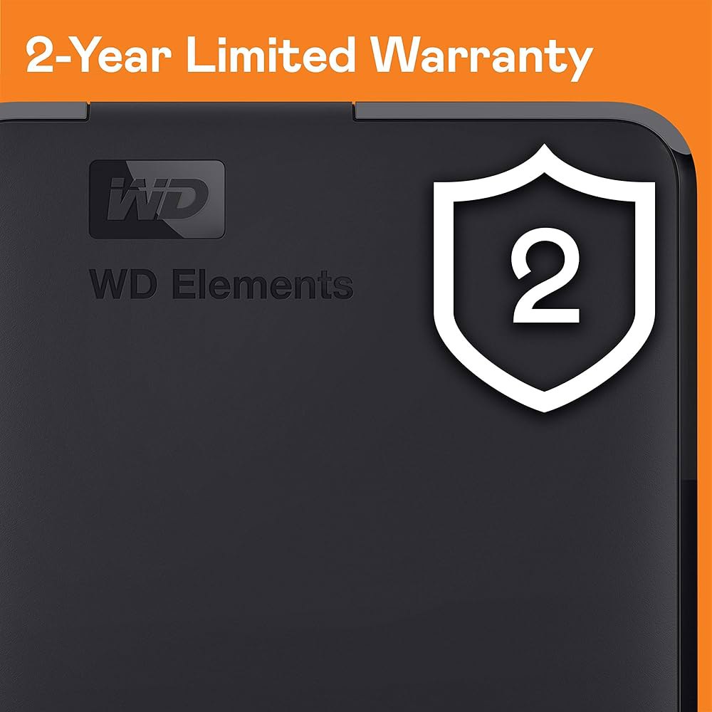 Windows용 WD 6TB 요소 휴대용 외장 하드 드라이브, PC 및 Mac용 USB 3.2 1세대 /USB 3.0, 플러그 앤 플레이 준비 완료 - WDBHJS0060BBK-W - 상세 이미지 2
