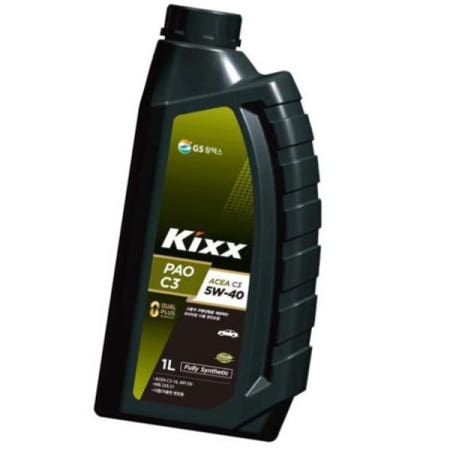 부품 GS칼텍스 합성 엔진오일 Kixx PAO C3 5W-40/1L(승용디젤/가솔린/LPG) 1EA