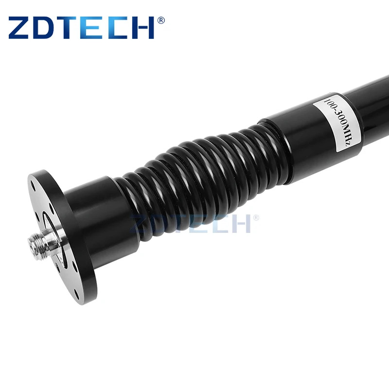 OEM 황금 공급VHF 섬유 유리 안테나 100-130MHz Outdoor100W 스프링 베이스 무 지향성