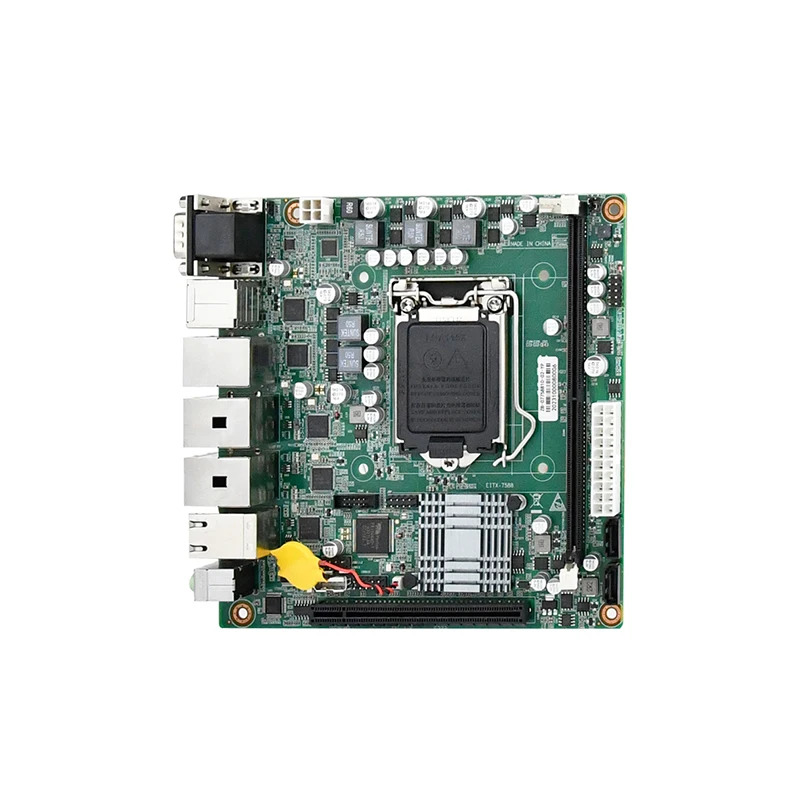 EIP 제어 허브 EITX-7588 산업마더보드 1151 핀 5포트 시각적 지원 또는 DC 전원 서버