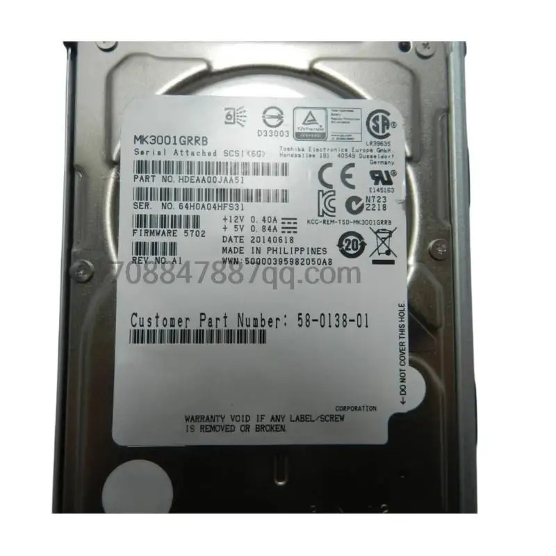 오리지널 300G 15K 2.5 SAS MK3001GRRB NF5270 5280 M3 M4