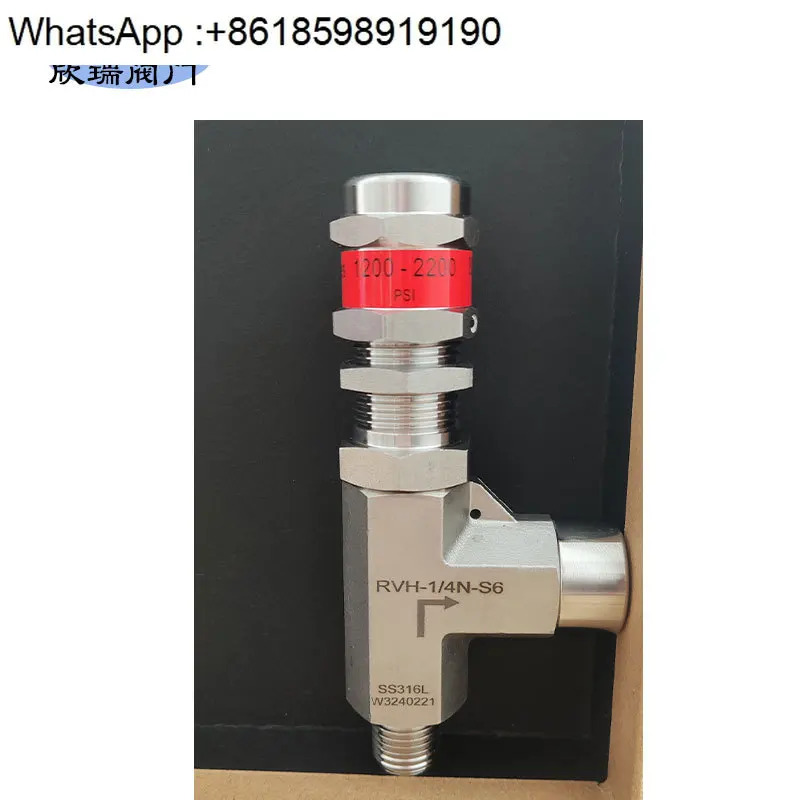 스테인레스 스틸 비례 언로드 밸브 고압 내부 외부 스레드 2200PSI 316L