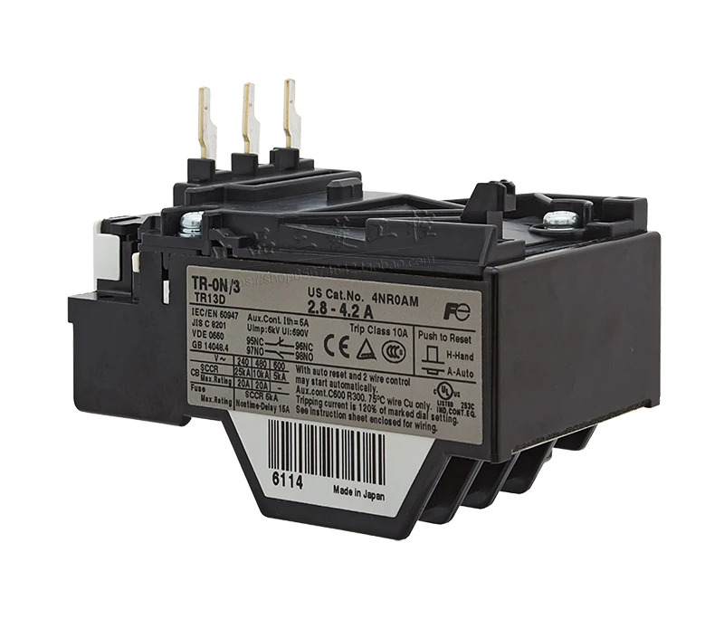 원본 열 릴레이 TR-ON/3 TR-0N/3 1.4-13 A TR13D