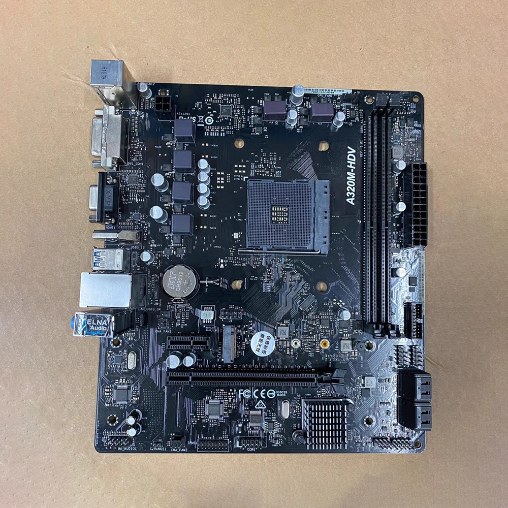 A320M-HDV 1.0 ASRock호환 AM4 DDR4 마더보드 PCIe 3.0 SATA3 M.2 32 Gb/s