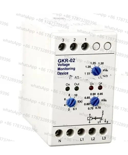 GKR-02 GKR 전압 모니터링 장치 릴레이 모터 보호위상 오류 위상 시퀀스 보호